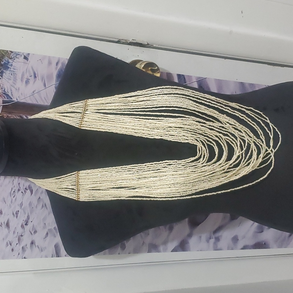 Multiple Strand Collar Necklace - - image 1